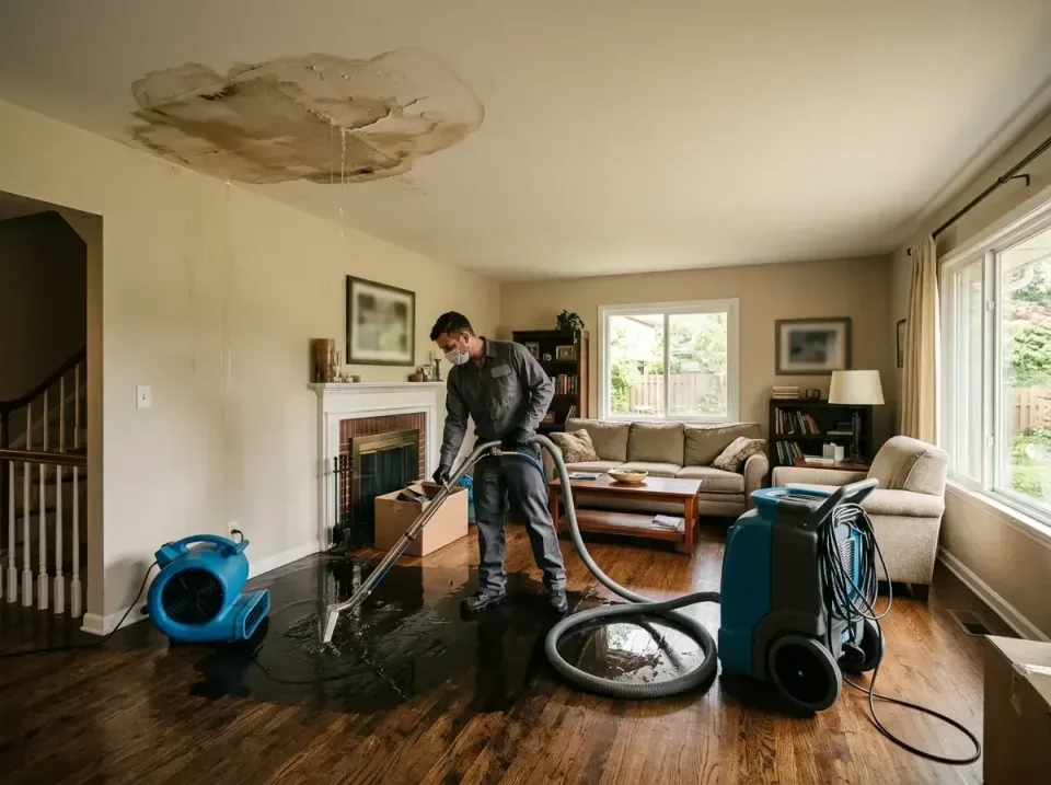 attic-pipe-burst-ceiling-drip-008 — frequently asked questions, Water Damage Restoration & Carpet Care in Montrose, MN